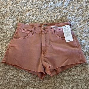 Wrangler Women’s Earth Wash Festival Short in Pink Sizes 26 and 24